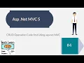 Part 4 - How to create CRUD Operation Code first Using asp net C Tech Learn With Saleh Sayeem