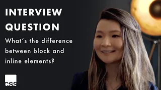 Coding Interview What s the difference between block and inline elements ft Annie Liew I Prismic