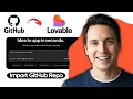 How to Import GitHub Repo to Lovable 2026 Step By Step Guide