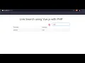 Creating a Live Search in Table using Vue js and PHP Tutorial DEMO
