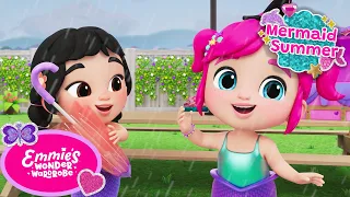 Mermaids in the Rain 🌦️ Emmie's Wonder Wardrobe 😇 | Nursery Rhymes For Kids