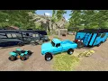 Download Lagu Campers Find Old Barns in Forest | Farming Simulator 25