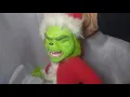 Vintage 2000 How The Grinch Stole Christmas Talking Singing Santa Jim Carrey