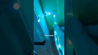 How to bend a RGB strip around a corner READ PINNED COMMENT
