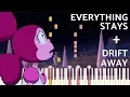 Download Lagu Everything Stays/Drift Away - Spinel | Piano Tutorial (Synthesia)