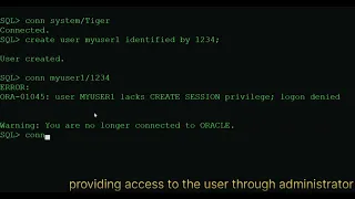 HOW TO CREATE USER IN ORACLE SQL CREATE USER IN SQLPLUS