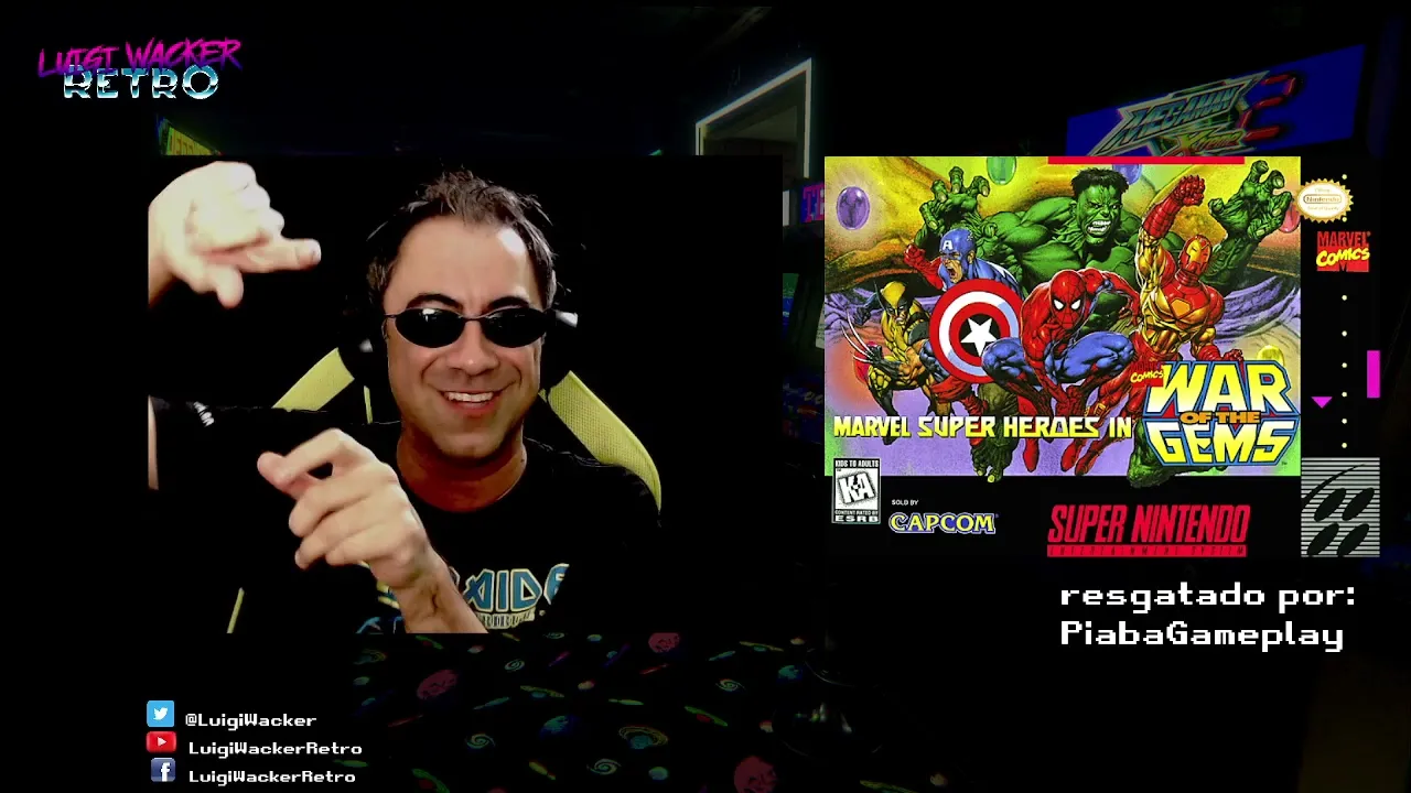 Marvel Super Heroes - War of the Gems (SNES) - 1° Dia (Jogos dos Seguidores)