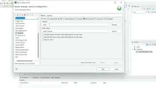 Command line arguments in java using eclipse