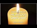 Hilarious Obituary by Written Aaron Purmort