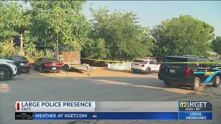 Taft police KCSO swarm home on Montview Avenue