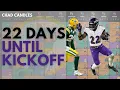 22 Days Until Kickoff - LIVE Underdog Drafts