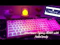 Late Night Typing ASMR HelloCandy AfterHours Keyboard Sounds Hip Hop Vibes Press On Nails