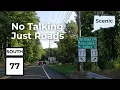 Connecticut Route 77 South Full Scenic Route to Guilford 4K Evening Drive