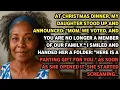 Download Lagu At Christmas Dinner, My Daughter Said: \