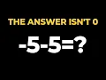 Most People Get The Wrong Answer Of This Basic Math Example