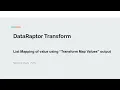 How to Use Transform Value Map in Omnistudio DataRaptor Transform