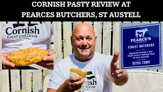 CORNISH PASTY REVIEW AT PEARCES BUTCHERS ST AUSTELL