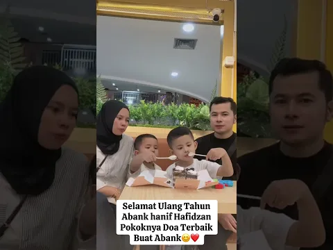 Selamat ulang tahun anak kesayangan #keluargabahagia #sayangikeluarga #sepeda