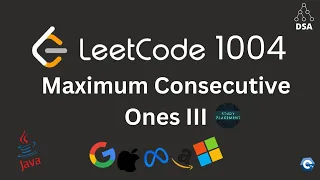 Leetcode 1004 Max Consecutive 1 s III Sliding Window Intuition Java Solution