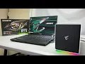 Turbo Charge Your Laptop - Worlds 1st Water Cooled eGPU AORUS RTX 3080 GAMING BOX