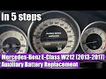 Auxiliary battery malfunction Fix How to Replace Auxiliary Battery on Mercedes-Benz E-Class W212