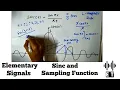 Elementary Signals Sinc and Sampling Function
