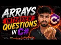 C Arrays Coding Questions Crack Your Interview