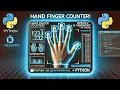 Hand Finger Counter with OpenCV Mediapipe Python AI Project Tutorial