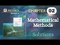 Mathematical Methods class 11 Physics chapter 2 Exercise solutions