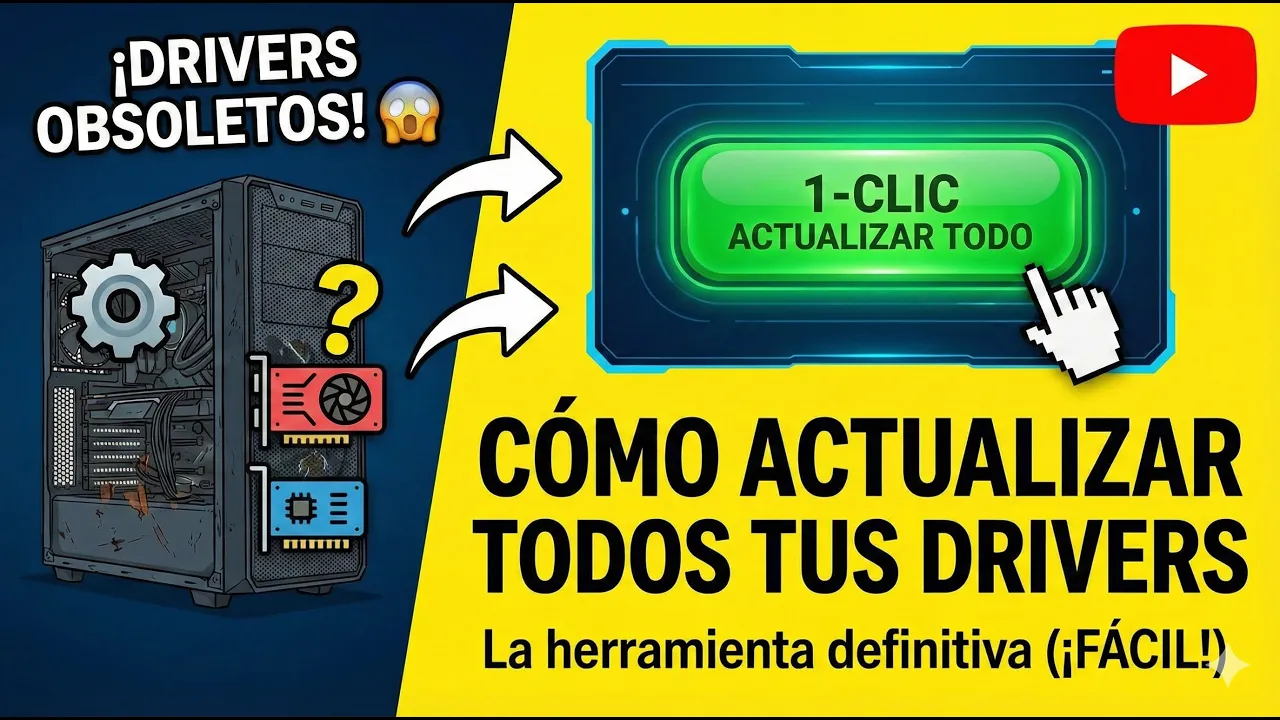 Cómo Actualizar TODOS tus Drivers con un clic (La herramienta definitiva)