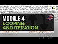 Module 4 Looping and Iteration