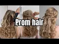 Most popular Prom hairstyle Half Up Half Down