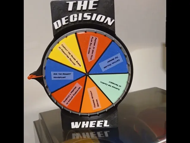 The Executive Decision Wheel - Desk Toy / Game Component video thumbnail