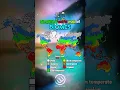 Simplified world map of biomes