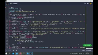 Run PHP code in linux phptinker