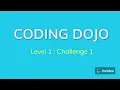 Coding Dojo - Level 1 Challenge 1 TAGLISH