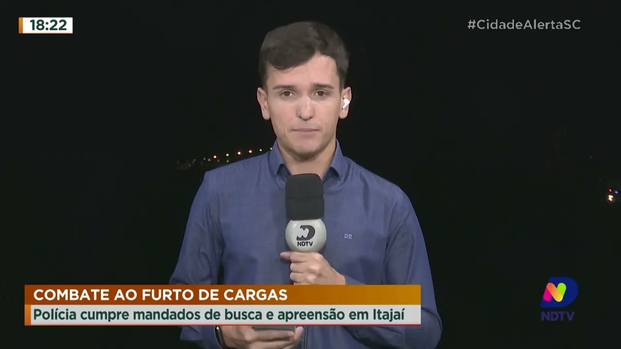 Combate ao furto de cargas: Polícia cumpre mandados de busca e apreensão em Itajaí