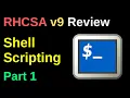 Shell Scripting Part 1 - RHCSA v9 Review
