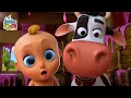 🐄 La Vaca Lola + Los Pollitos + A Ram Sam Sam 🌈Aprende Colores - Canciones de la Granja para Niños