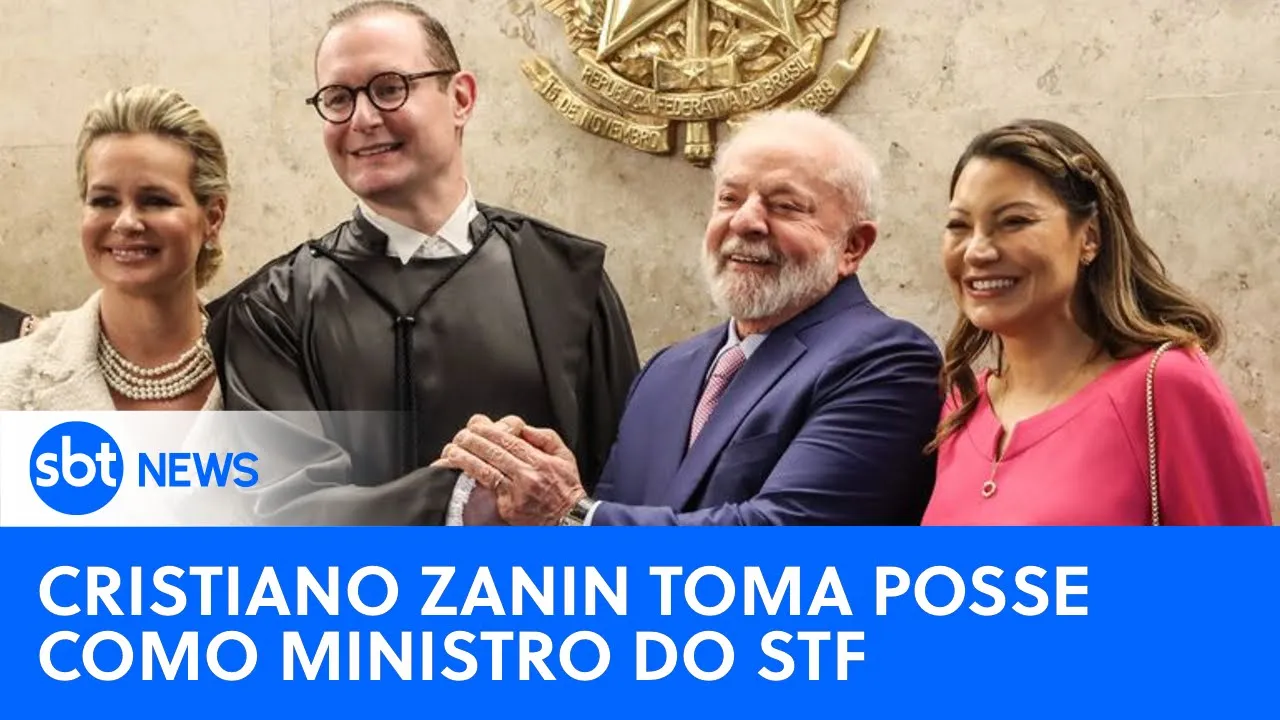 ???? SBT News na TV | Zanin toma posse como ministro do STF; Tarcísio nega casos de tortura no Guarujá