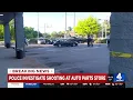 Police investigate shooting at auto parts store