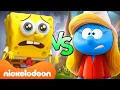 Download Lagu SpongeBob vs Smurfs: Who Gets Lost More? 🧭 | @Nicktoons
