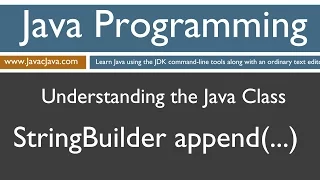 Learn Java Programming - StringBuilder append Method Tutorial