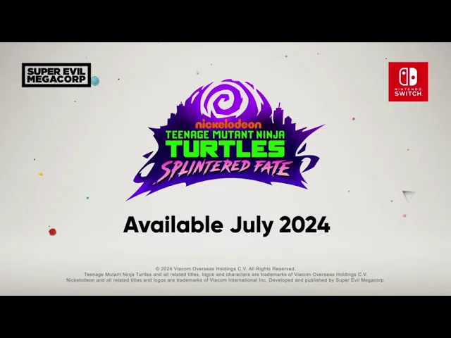 Teenage Mutant Ninja Turtles: Splintered Fate - Switch Reveal Trailer (Indie World)