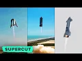 The evolution of SpaceX s Starship with explosions