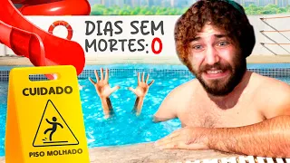 O MEU PARQUE É COMPLETAMENTE SEGURO (30 mortos e 50 feridos) - Waterpark Simulator #5