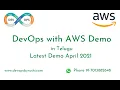 DevOps with AWS Latest Demo in Telugu April 2021 Contact - 91