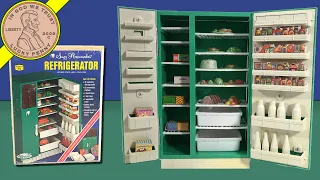 1966 Suzy Homemaker Miniature Refrigerator Topper Toys Demonstration
