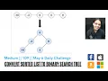 109 Convert Sorted List to Binary Search Tree Code Explanation Example Walk through