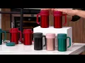 LocknLock Set of 2 Insulated Mugs with Handles on QVC